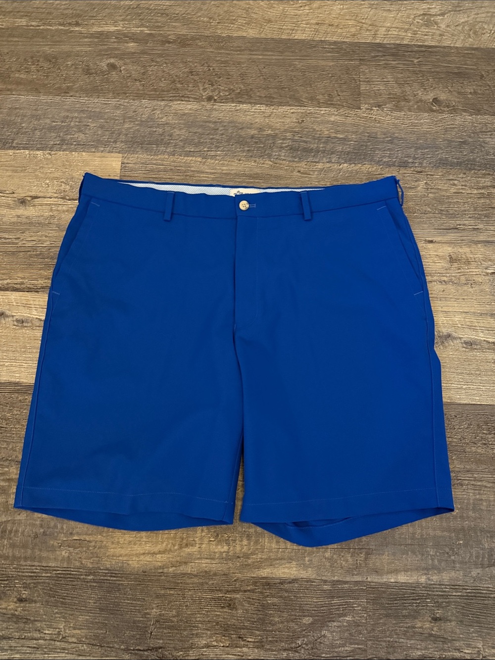 Peter Miller Crown Sport Performance Golf Shorts Size 40 Royal Blue